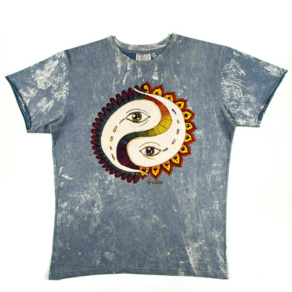 00s Hippie Sun Tie Dye Tee- XL
