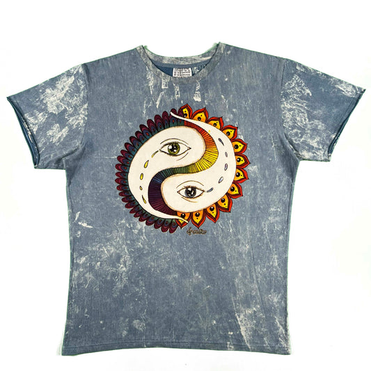 00s Hippie Sun Tie Dye Tee- XL