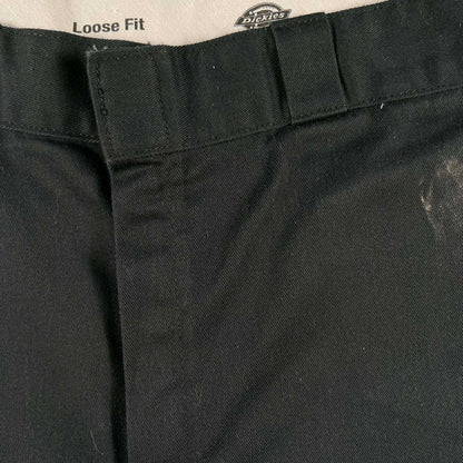 Dickies Baggy Black Shorts- 35x12.5