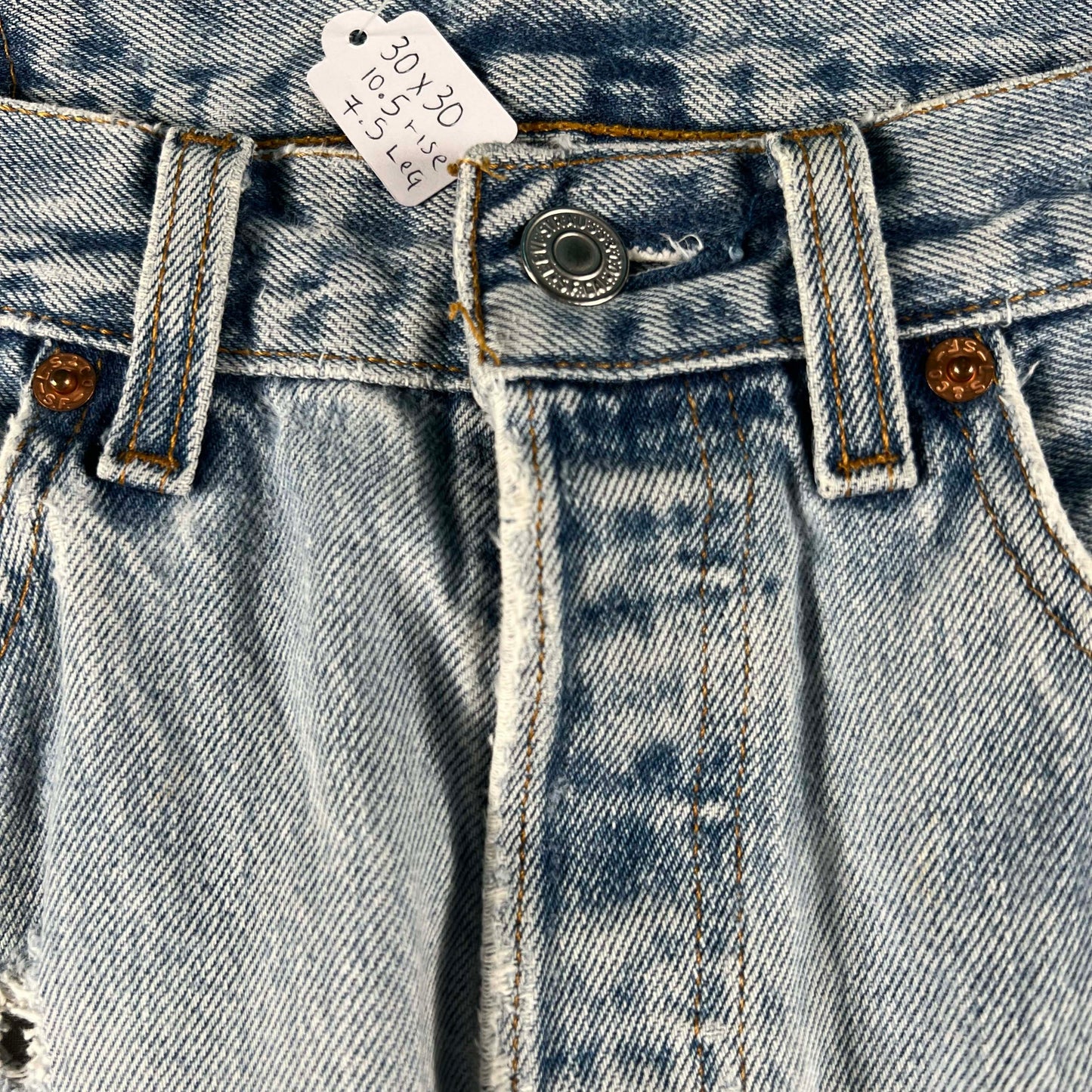 90s Thrashed Levi's 501 Denim- 30x30