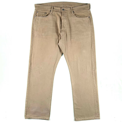 00s Faded Tan Levi's 501 Denim- 40x31