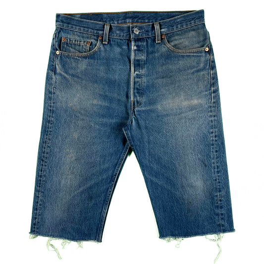 80s Levi's 501 Denim Capri's- 35x15.5