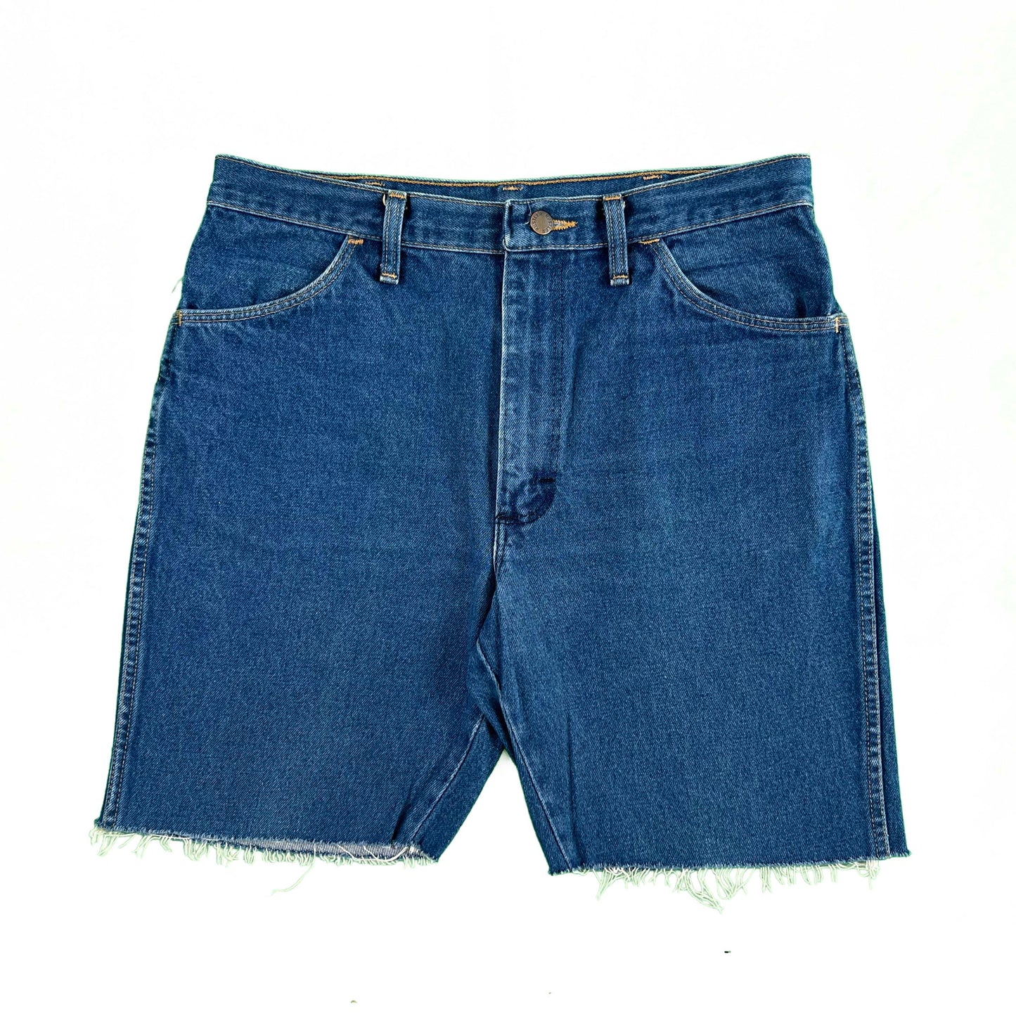 70s Cut Off Denim Shorts- 32x8