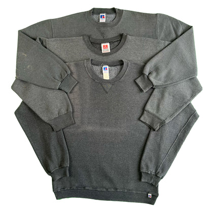 Vintage Blank Dark Grey Sweatshirt- M,L,XL