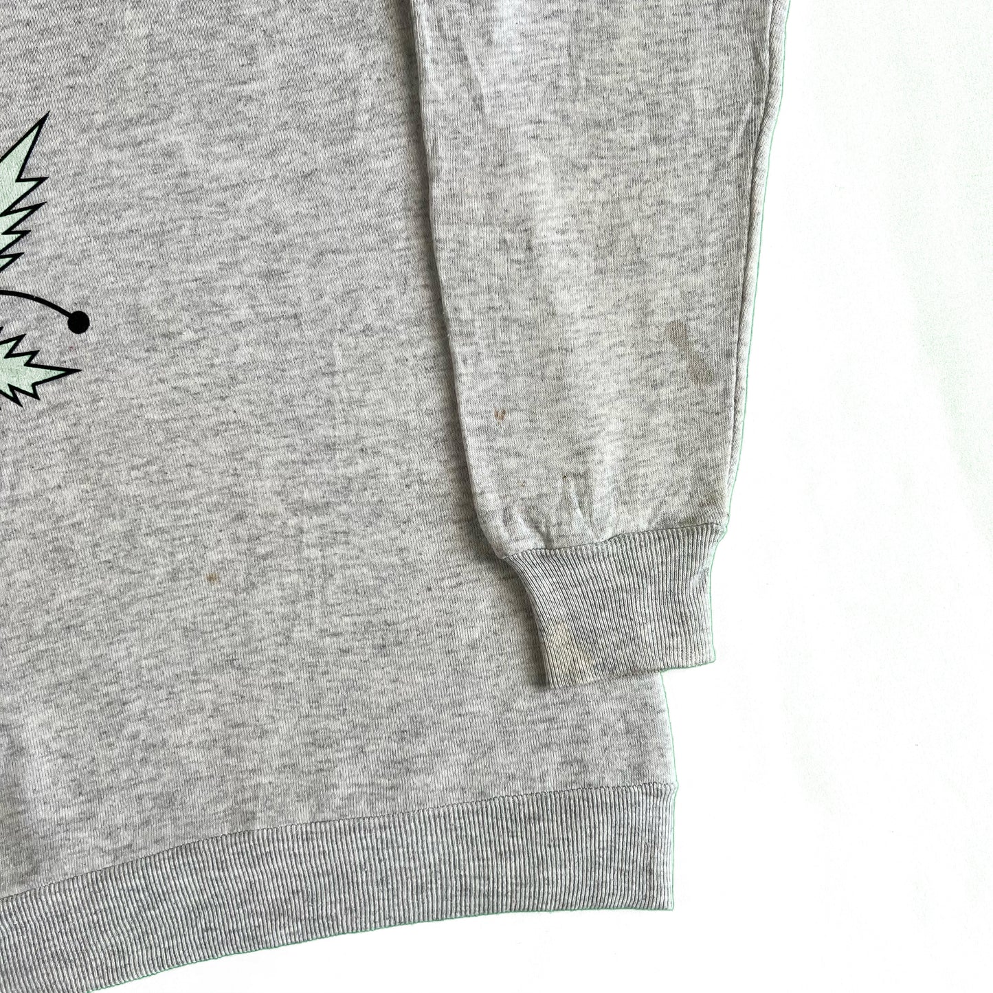 80s Dancing Weed Leaf Sweatshirt- XL