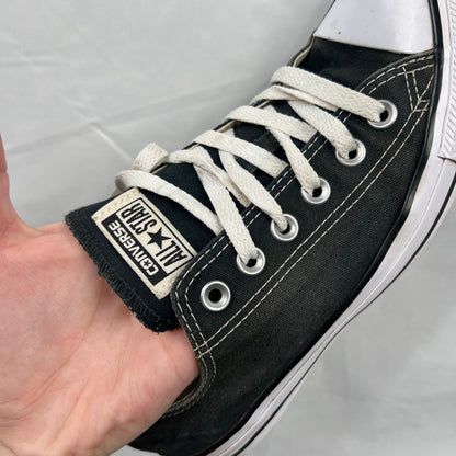 Faded Black Converse- M's 6, W's 7.5