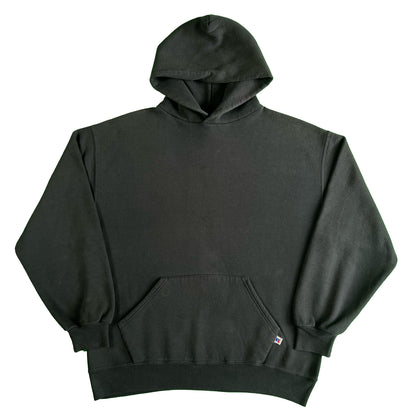 Vintage Blank Black Hoodie- ONLY XL LEFT