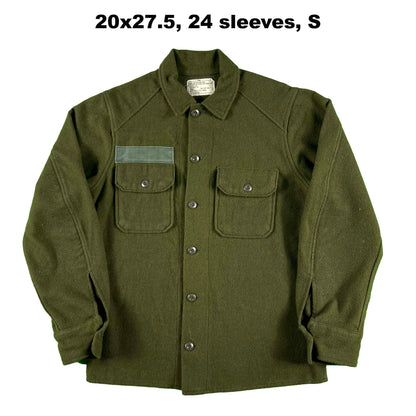 50s US Army Wool Over Shirts- SELECT SHIRT
