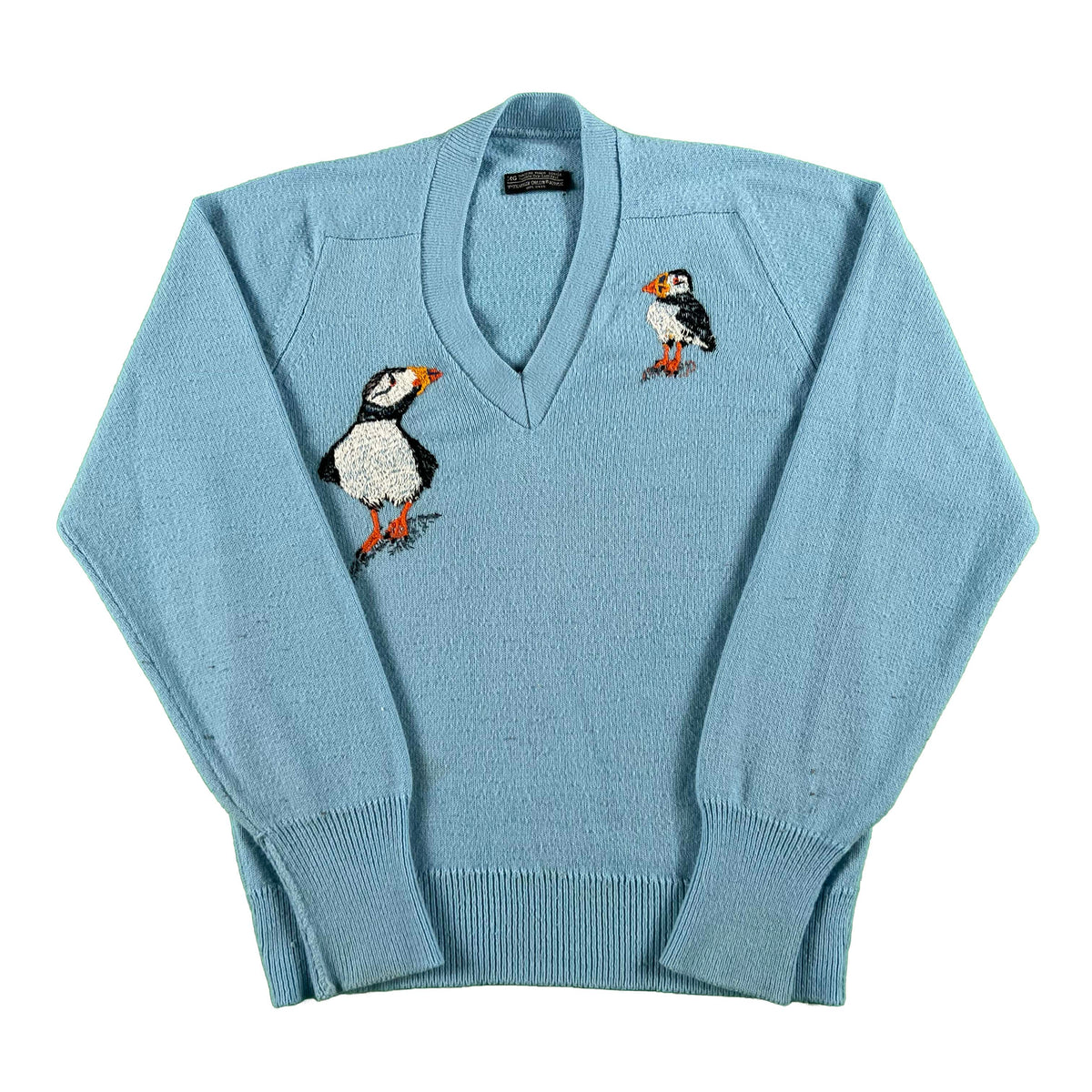 70s Puffins Sweater- S