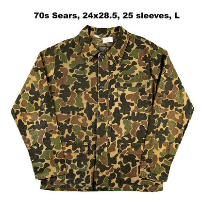 Vintage Duck Camo Utility Shirts- SELECT SHIRT