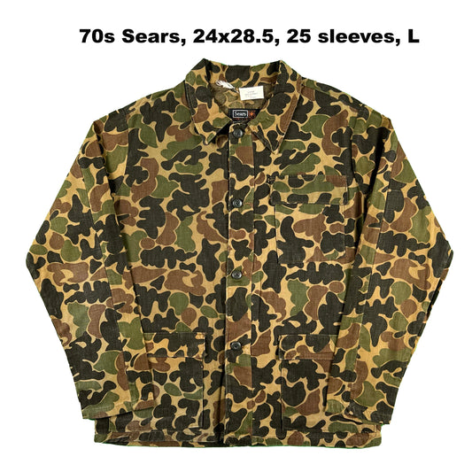 Vintage Duck Camo Utility Shirts- SELECT SHIRT
