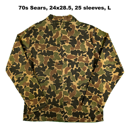 Vintage Duck Camo Utility Shirts- SELECT SHIRT