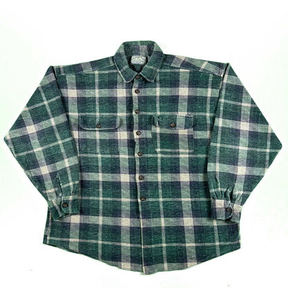 90s American Eagle Cotton Flannel- L