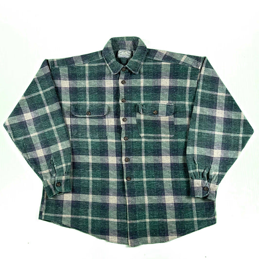 90s American Eagle Cotton Flannel- L