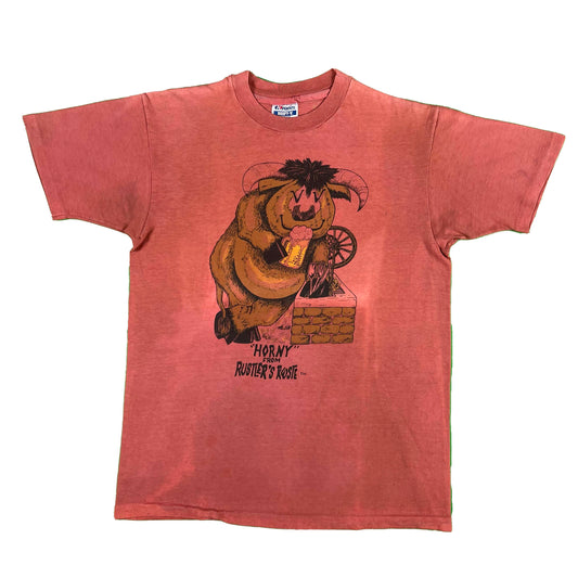 90s Horny from Rustler's Rosie Tee- L