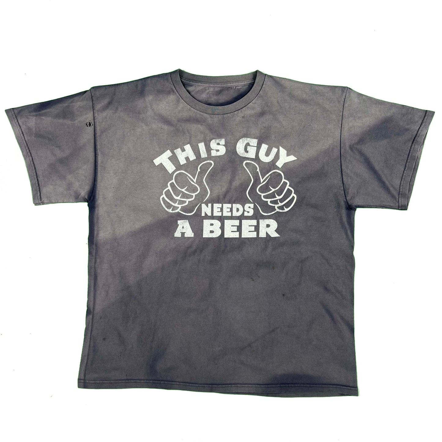 00s Sun Faded 'This Guy Needs a Beer' Tee- XL