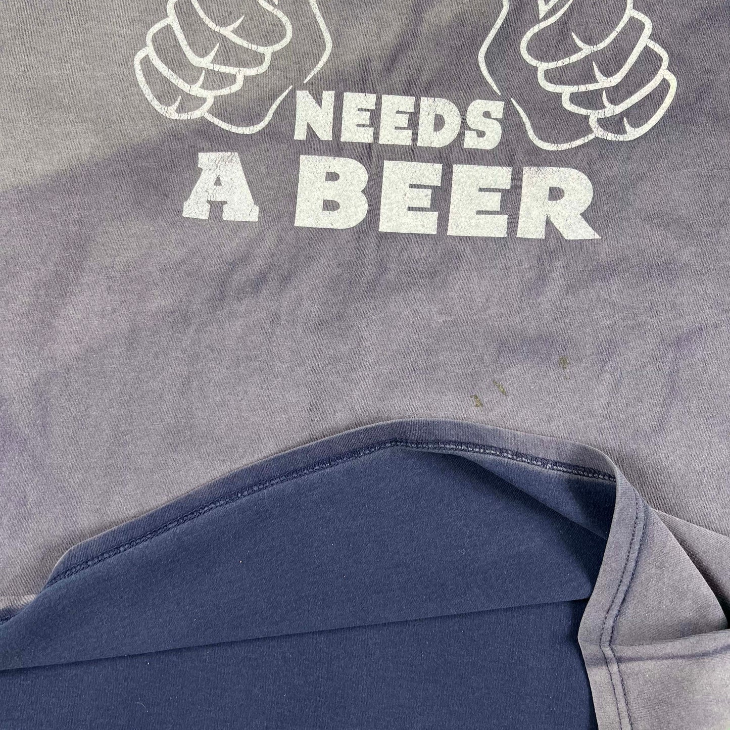 00s Sun Faded 'This Guy Needs a Beer' Tee- XL