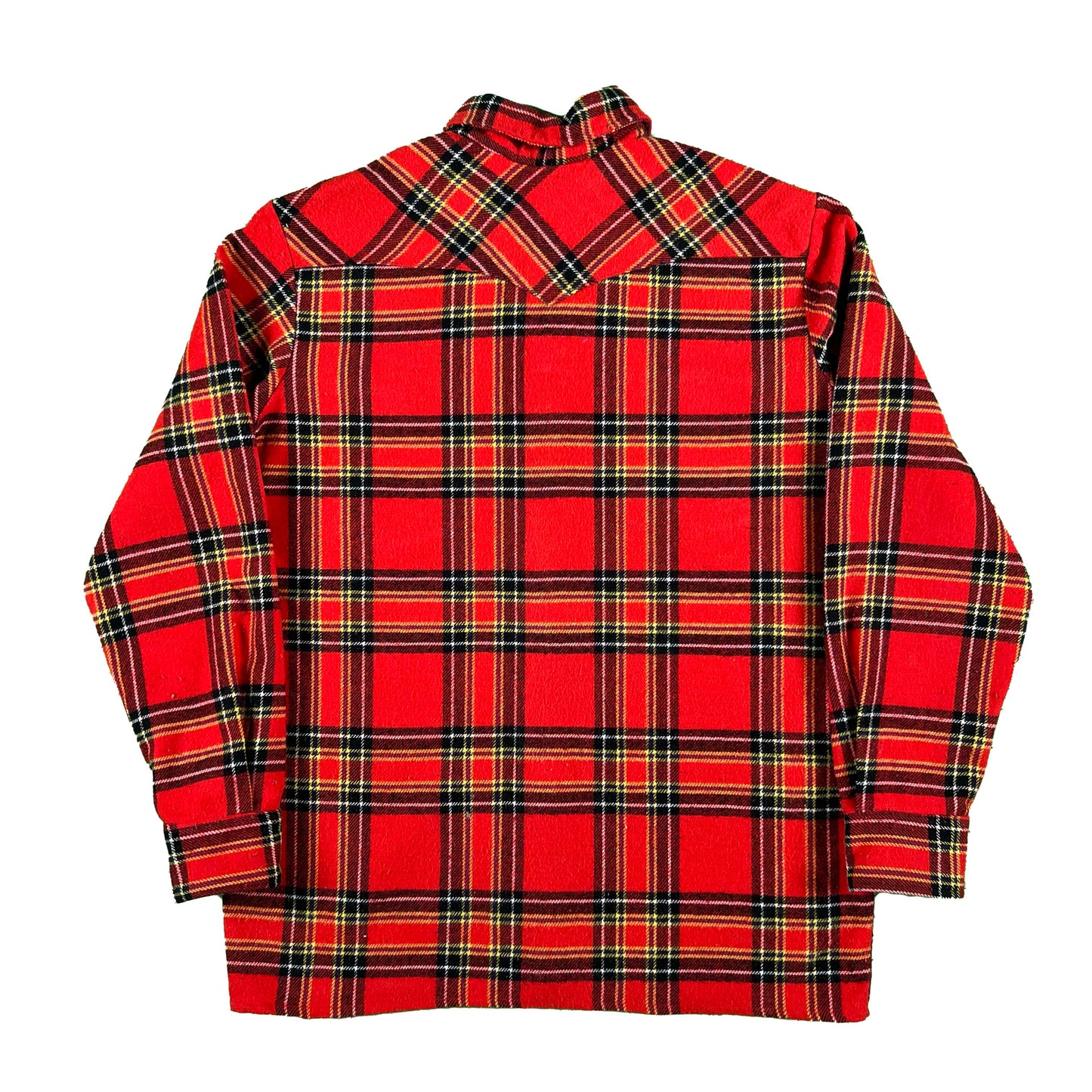 50s/60s Wool Cotton Flannel Shirt- M