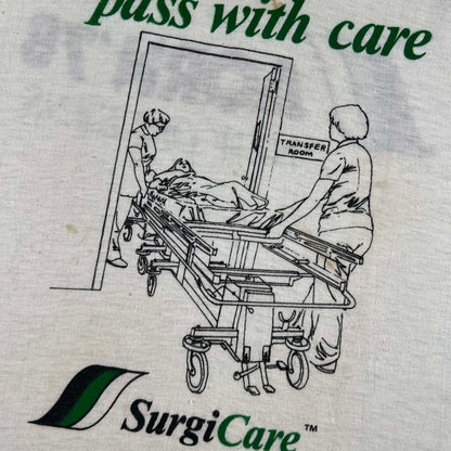 70s 'pass with care' NOLA Hospital Tee- S