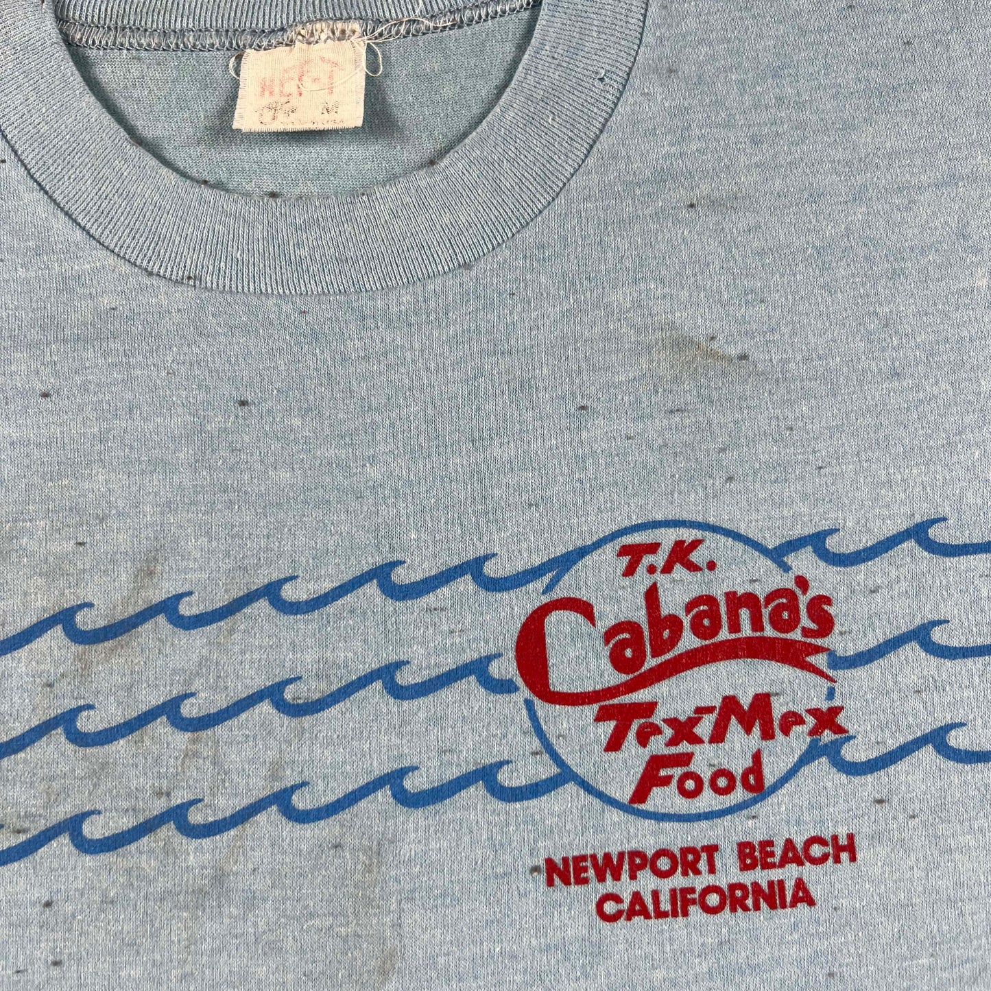80s Newport Beach Tex-Mex Food Tee- S