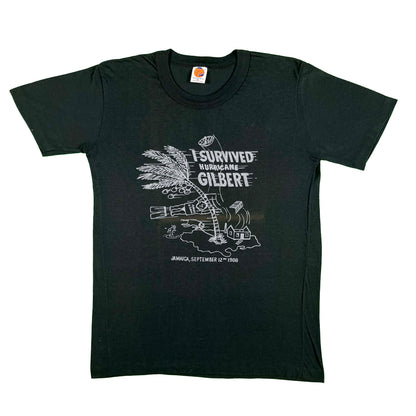 80s I Survived Hurricane Gilbert Tee- L