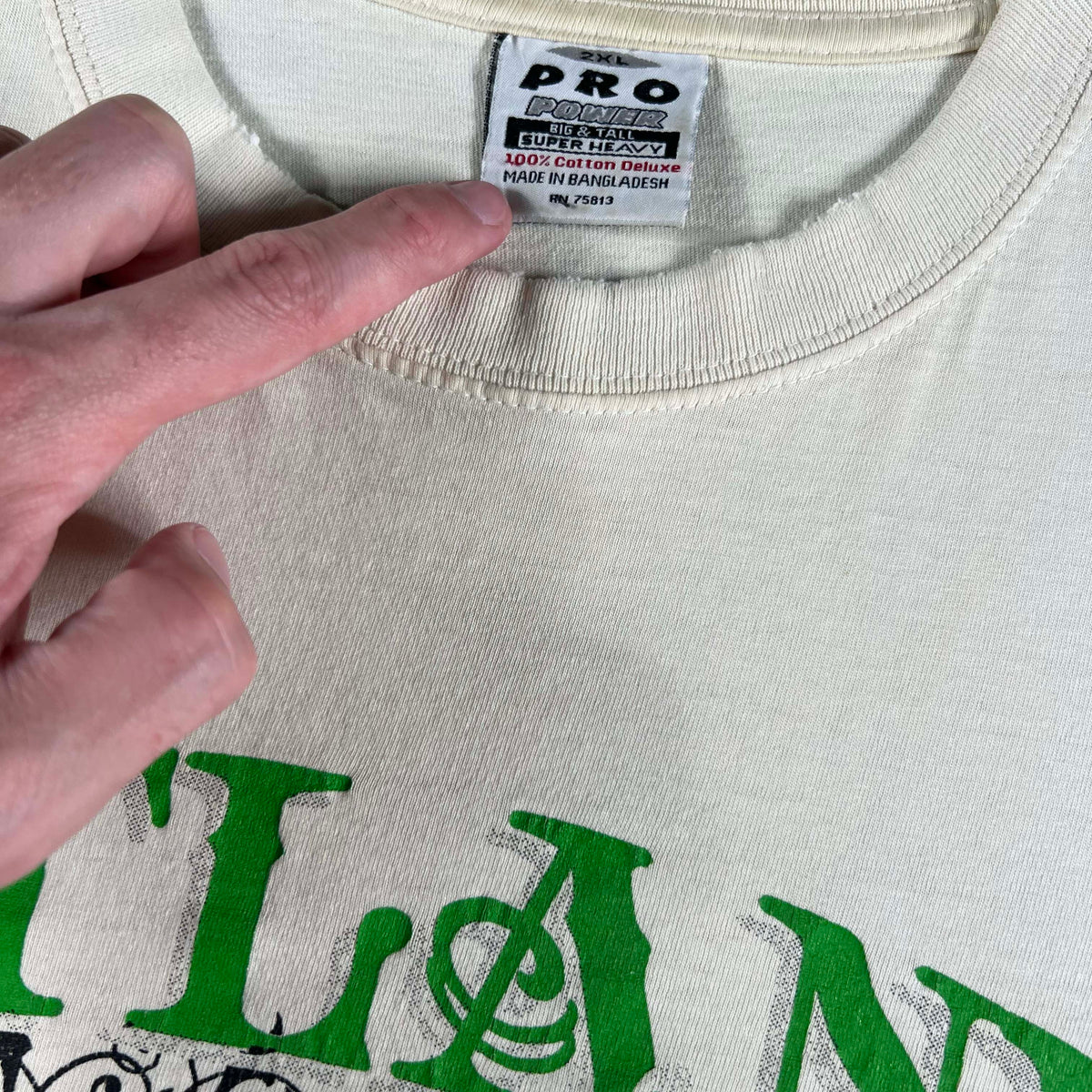 2009 Potland Hempstalk Thrashed Tee- XXL