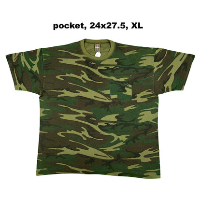 Vintage Blank Camo Tee- SELECT SHIRT