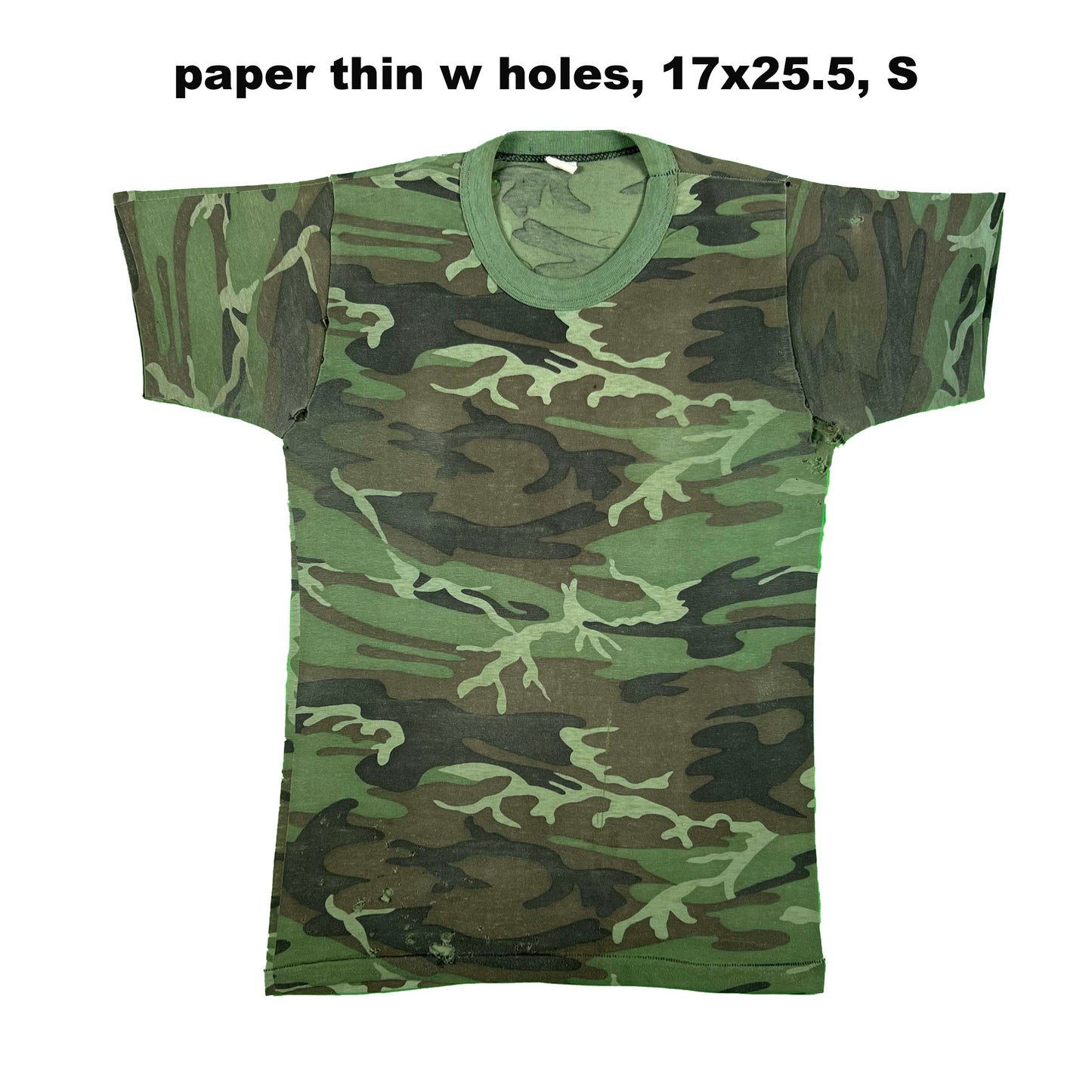 Vintage Blank Camo Tee- SELECT SHIRT