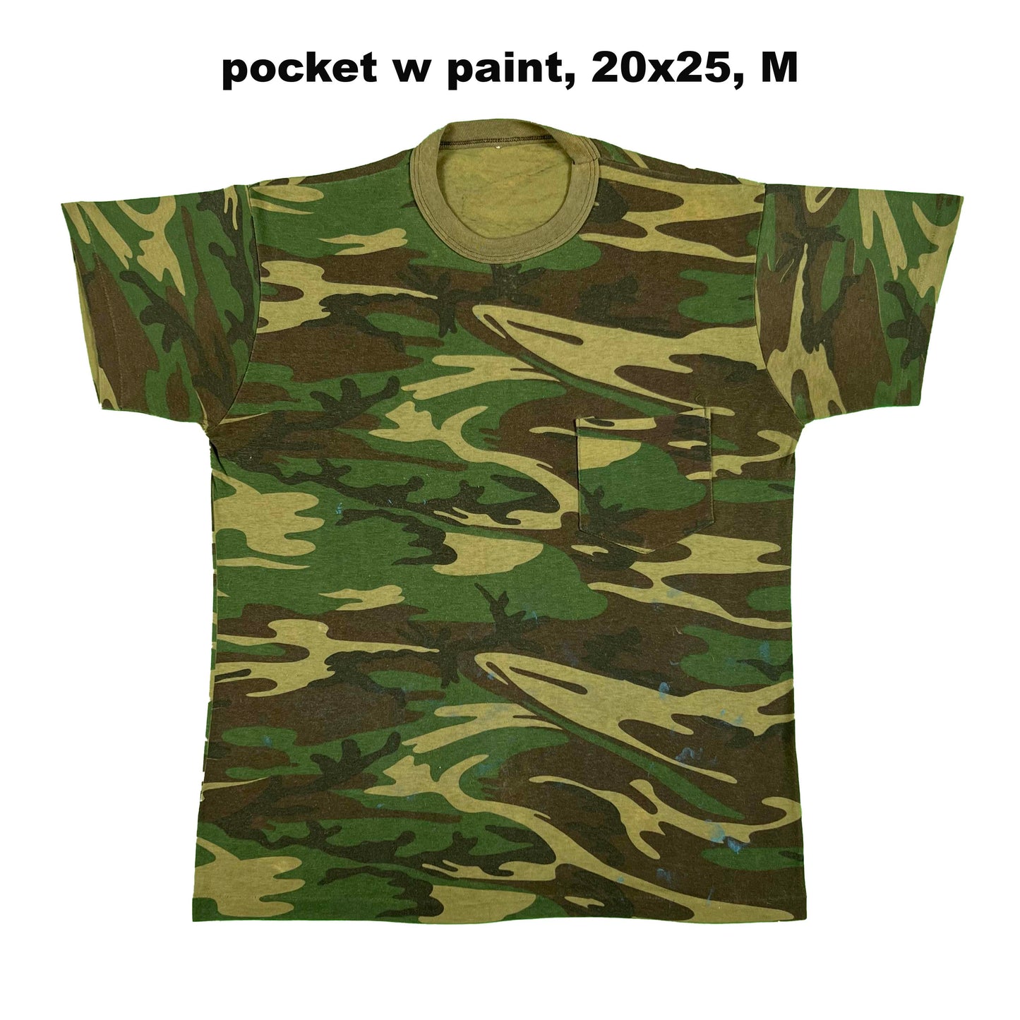 Vintage Blank Camo Tee- SELECT SHIRT