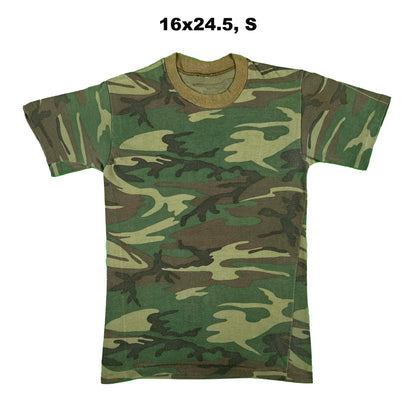 Vintage Blank Camo Tee- SELECT SHIRT