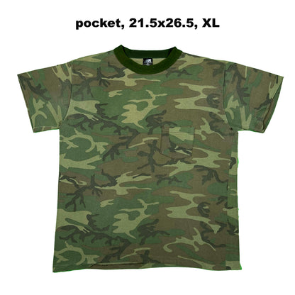 Vintage Blank Camo Tee- SELECT SHIRT