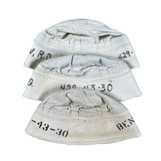 40s/50s USN White Sailor Bucket Hats- SELECT AMOUNT