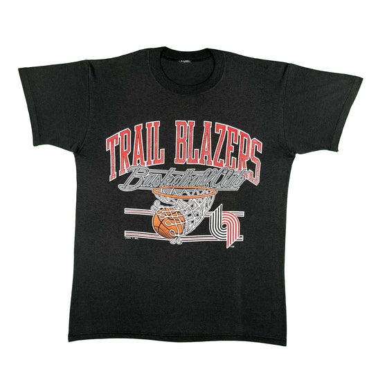 90s Trail Blazers Basketball Club Tee- L