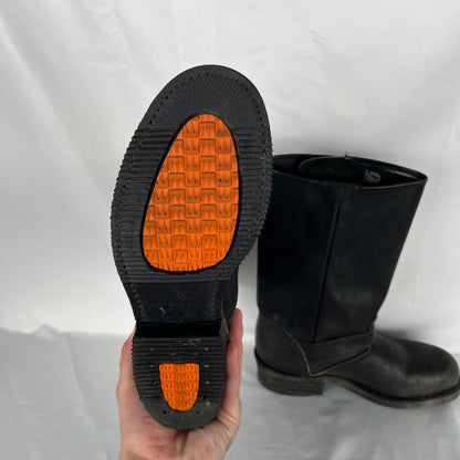 90s Black Engineer Boots- 8 M's, 9.5 W's