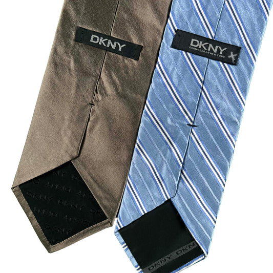 90s/00s DKNY Silk Ties- SELECT TIE