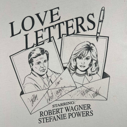 90s Robert Wagner & Stefanie Powers Tee- L