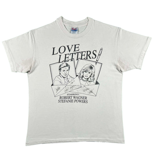 90s Robert Wagner & Stefanie Powers Tee- L