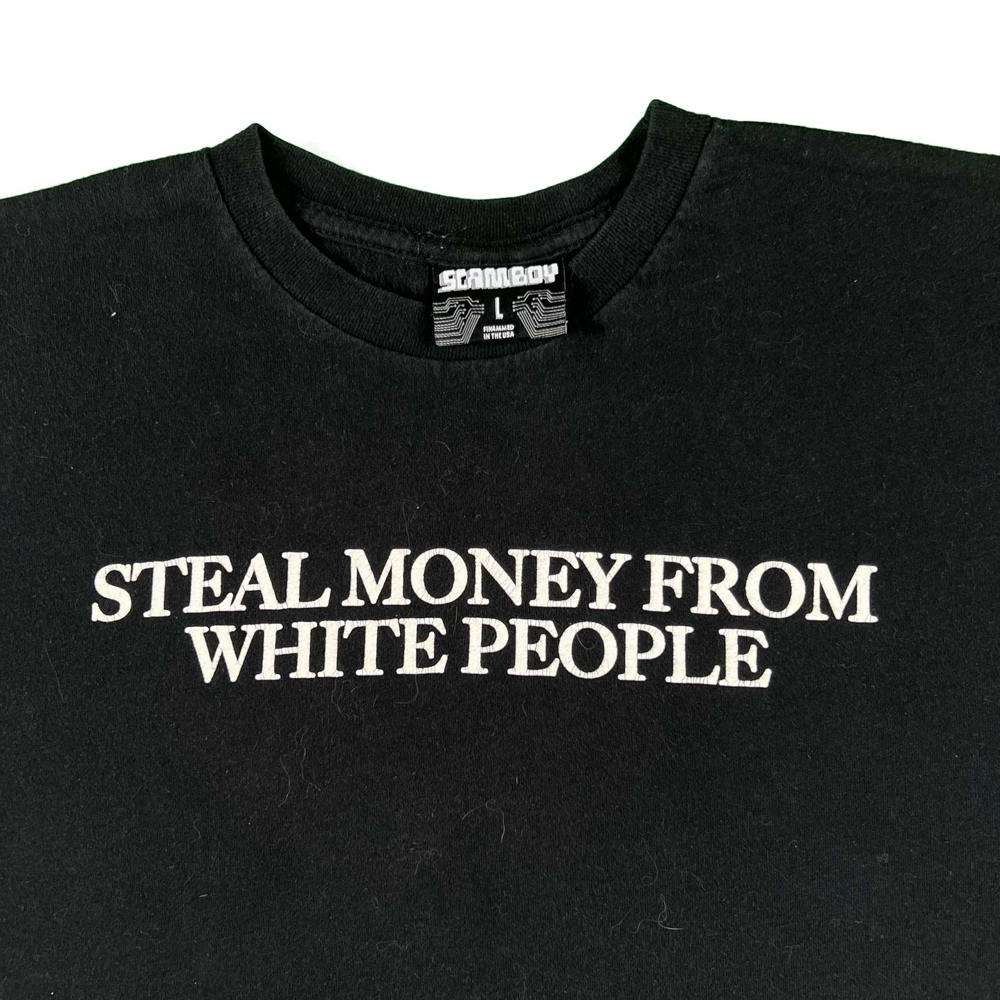 Steal Money From White People Tee- L