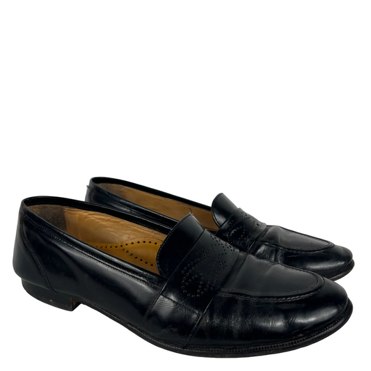 Perfect 90s Black Leather Loafers- M's 9, W's 10.5