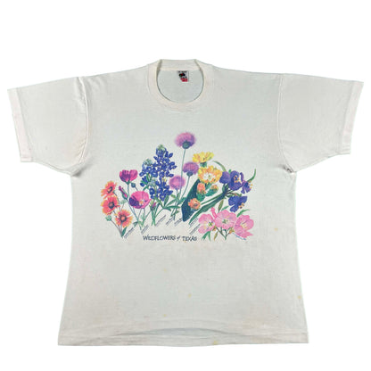 90s Wildflowers of Texas Tee- XL