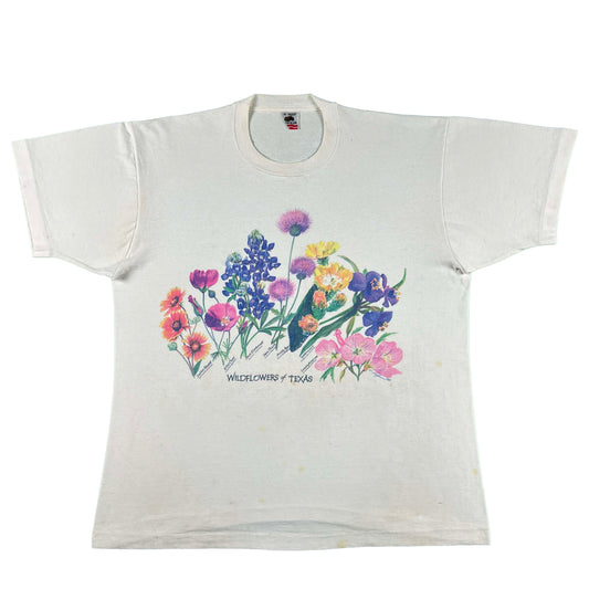 90s Wildflowers of Texas Tee- XL