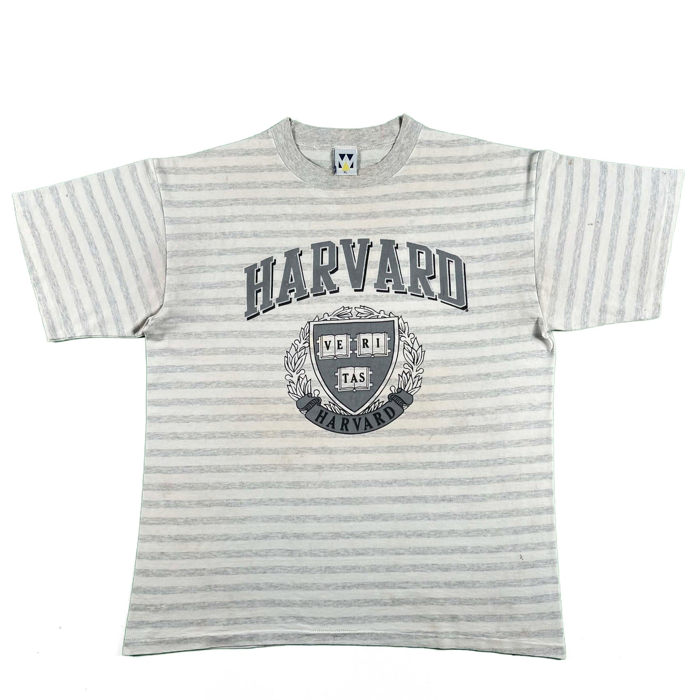 90s Striped Harvard Tee- XL