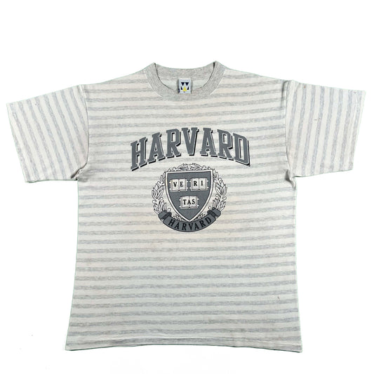 90s Striped Harvard Tee- XL