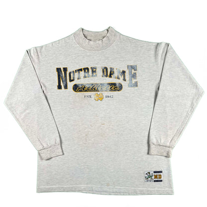 90s Notre Dame Athletics Long Sleeve Tee- L