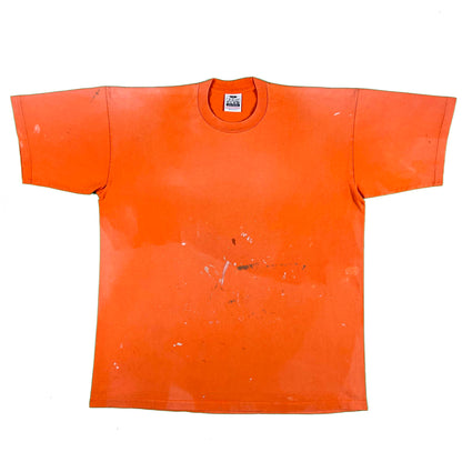 00s Sun Faded Orange Painters Tee- XXL