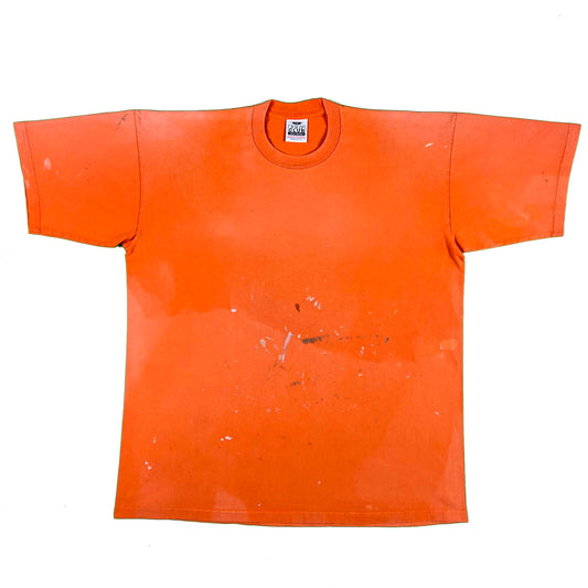 00s Sun Faded Orange Painters Tee- XXL