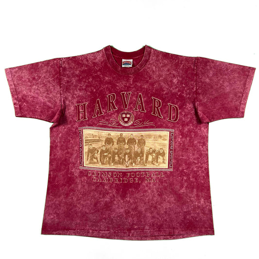 90s Harvard Crimson Football Tee- XL