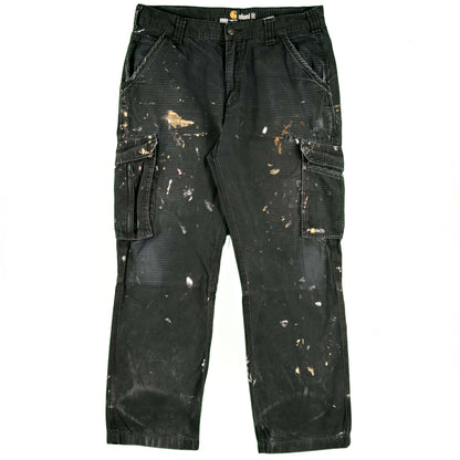Carhartt Black Ripstop Cargo Painter's Pants- 34x30