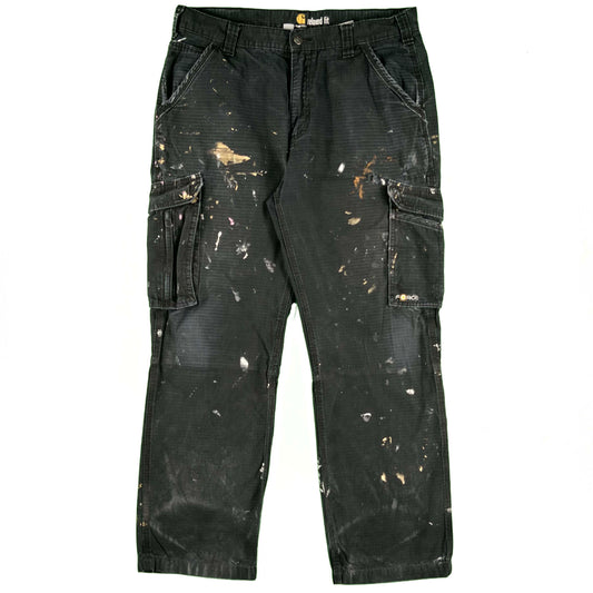 Carhartt Black Ripstop Cargo Painter's Pants- 34x30