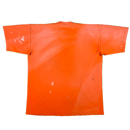 00s Sun Faded Orange Painters Tee- XXL